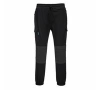 Portwest KX3 Stretch Jogger Slim Fit Flexi Elasticated Cargo Trousers Black T803
