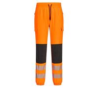 Portwest KX346 PW3 Hi-Vis Protection Flexi Jogger Orange/Black