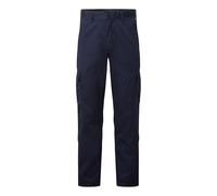 Portwest L701 Lightweight Combat Trousers Durable Polycotton 65 35 Blend Reinforced Seams Anti Scratch Design Multiple Pockets Hook and Bar Closure UV Protection UPF 40 Work Safety Workwear, Navy, 44