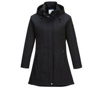 Portwest Carla Womens Softshell Jacket Black XS