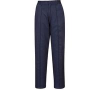 Portwest Ladies Elasticated Trousers Navy - Inside Leg: 31" Waist 3XL 31"