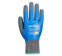 Portwest Liquid Pro HR Cut D13 Latex Glove 1 Pair Large Blue AP81B4RL