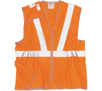 Portwest Long Length RIS Rail High Vis Vest Orange 4XL