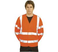 Portwest Long Sleeve Hi Vis Waistcoat Orange L / XL