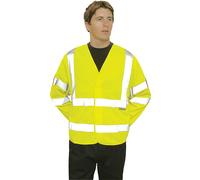 Portwest Hi Visibility 2-Band Jacket Yellow Size 2XL-3XL