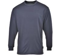 Portwest Long Sleeve Thermal Baselayer Top Charcoal 4XL
