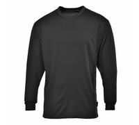 Portwest Long Sleeve Thermal Baselayer Top Black L