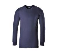 Portwest Long Sleeve Thermal T-Shirt Round Neck Breathable Comfort Shirt - B123