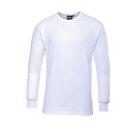 Portwest Long Sleeve Thermal T-Shirt Round Neck Breathable Comfort Shirt - B123