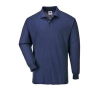 Portwest Long Sleeved Polo Shirt Navy