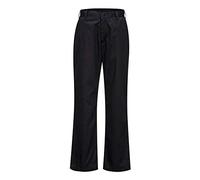 Portwest LW30 Ladies Magda Trouser Hook and Bar Closure Machine Washable | Black, Large, UPF 50+, Slim Fit, Bartacked at All Stress Points, Secure Storage, Side Pockets, Durable Fabric, Corporate