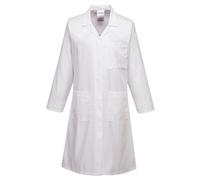 Portwest LW63 Women's Standard Coat Long Sleeve Machine Washable Stud Front