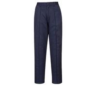 Portwest Ladies Elasticated Trousers Navy - Inside Leg: 31" Waist 2XL 31"