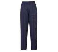 Ladies Elasticated Work Trouser Womens Work Casual Pant Comfortable Fit Pin Tuck