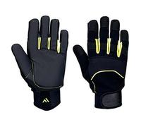 Portwest Mechanics Anti-Vibration Glove 1 Pair Black 2XL A791K8RXXL