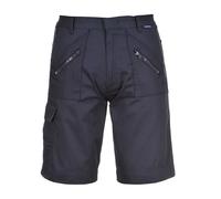 PORTWEST Men Action Multi Pocket Cargo Elasticated Waist Safety Work Shorts S889