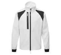 Portwest Men's 2 Layer Soft Shell Jacket in White | Size: XL Portwest White XL