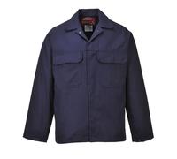Portwest Men's Bizweld Flame Resistant Jacket in Navy | Size: Medium Portwest Navy M