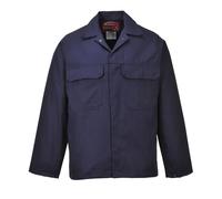 Portwest Men's Bizweld Flame Resistant Jacket in Navy | Size: XL Portwest Navy XL