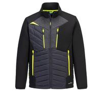 Portwest Mens DX4 Hybrid Baffled Padded Jacket (XL) (Black)