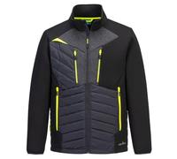 Portwest Mens DX4 Hybrid Baffled Padded Jacket (XL) (Black)
