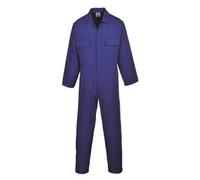 Portwest Mens Euro Work Polycotton Coverall (S999) / Workwear (Pack Of 2)