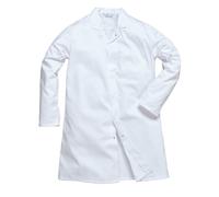 Portwest Mens Food Coat One Pocket White Size: 3XL Colour: White, Size 3XL