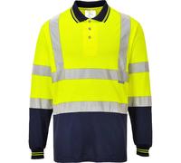 Portwest Two-Tone Long Sleeved Polo