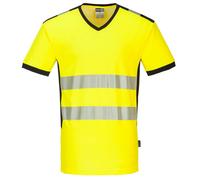 Portwest Pw3 V-Neck T-Shirt Short Sleeve