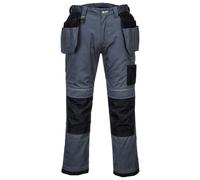 Portwest Men's Holster Pocket Work Trousers in Grey | Size: 30R Portwest Grey 30R