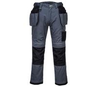 Portwest Men's Holster Pocket Work Trousers in Grey | Size: 38R Portwest Grey 38R