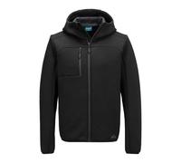 Portwest Men's KX3 Sport Full Zip Hoodie in Black | Size: Medium Portwest Black M