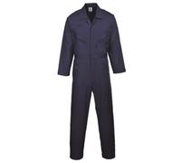 (4XL x Regular, Navy) Portwest Mens Liverpool-zip Workwear Coverall