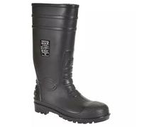 Portwest Men's Long Total Safety Wellington S5 FO SR Non Slip Steel Toe Shoes UK