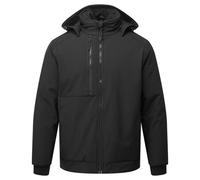 Portwest Men's Padded 2 Layer Soft Shell Jacket in Black | Size: Large Portwest Black L
