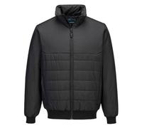 Portwest Men's Professional Insulated Bomber Jacket in Black | Size: Medium Portwest Black M