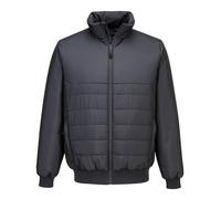 Portwest Men's Professional Insulated Bomber Jacket in Grey | Size: Medium Portwest Grey M