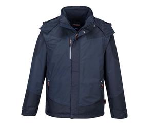 Portwest Men's Radial 3-in-1 Waterproof Jackets Winter Warm Hooded Lined Coat UK