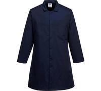 Portwest Men’s Food Coat, One Pocket, Size: M, Colour: Navy, 2202NARM