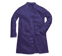 Portwest Mens Single Pocket Food Coat Navy 4XL