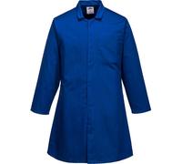 Portwest Mens Single Pocket Food Coat Royal Blue XL