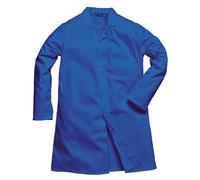 Portwest Mens Single Pocket Food Coat Royal Blue XL