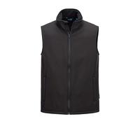 Portwest Mens Softshell Bodywarmer Fleece Lined Waterproof Sleeveless Work Gilet