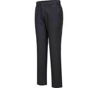 Portwest Mens Stretch Slim Chino Trousers Black 32" 29"
