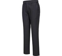 Portwest Mens Stretch Slim Chino Trousers Black 34" 29"