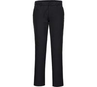 Portwest Mens Stretch Slim Chino Trousers Black 48" 31"