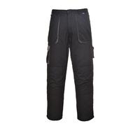 Portwest Men's Texo Contrast Workwear Trousers in Black | Size: Medium Portwest Black M
