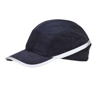 Portwest Men's Vent Bump Safety Baseball Cap in Navy Portwest Navy One Size