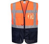 Portwest Men's Warsaw Executive C476 - Warsaw Hi-Vis Vest (pack of 1)