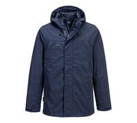 PORTWEST Mens Waterproof Rain Jacket Outdoor Breathable Winter Hooded Coat KX364